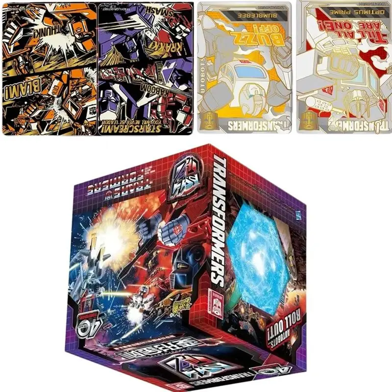 KAYOU Genuine Transformers Card Transformers Horizon 40th Anniversary Energy Optimus Prime Bumblebee XR Anime Collection CardToy
KAYOU Genuine Transformers Card Transformers Horizon 40th Anniversary Energy Optimus Prime Bumblebee XR Anime Collection CardToy