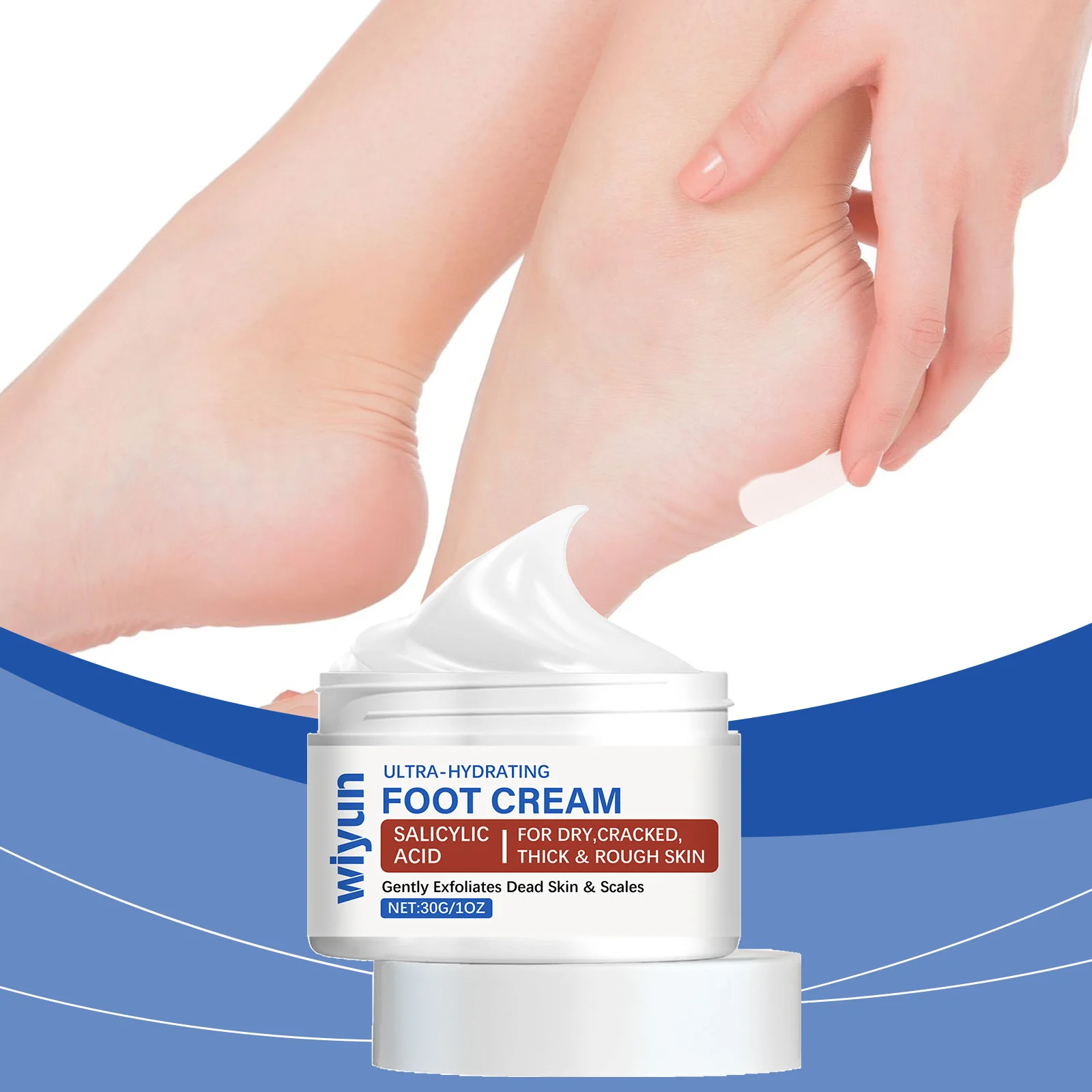 Salicylic Acid Foot Cream Cleaning Exfoliating Moisturizing Smoothe Nourishing Repairing Dry Cracked Thick Rough Heel Feet Care
Salicylic Acid Foot Cream Cleaning Exfoliating Moisturizing Smoothe Nourishing Repairing Dry Cracked Thick Rough Heel Feet Care