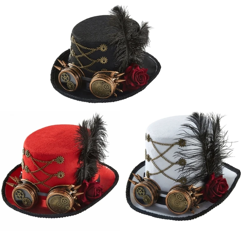 Steampunk Top Hat For Men With Goggles Steampunk Time Hat Steampunk Hat Dropshipping
Steampunk Top Hat For Men With Goggles Steampunk Time Hat Steampunk Hat Dropshipping
