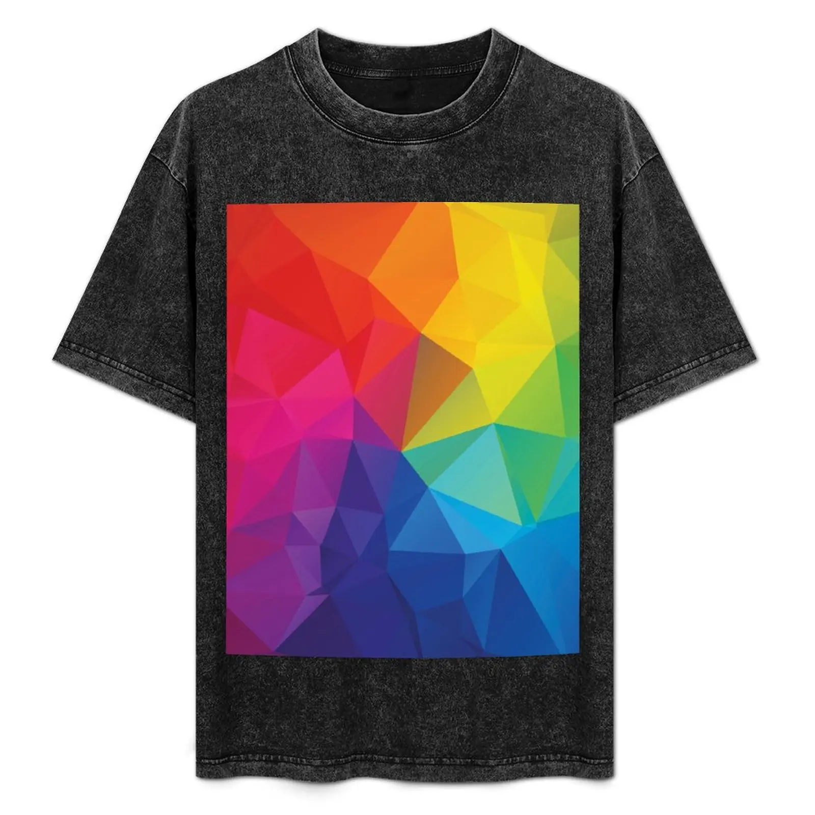 Multi Color Abstract Rainbow Low Poly Design T-Shirt Cool Feeling Summer Tee Shirt
Multi Color Abstract Rainbow Low Poly Design T-Shirt Cool Feeling Summer Tee Shirt