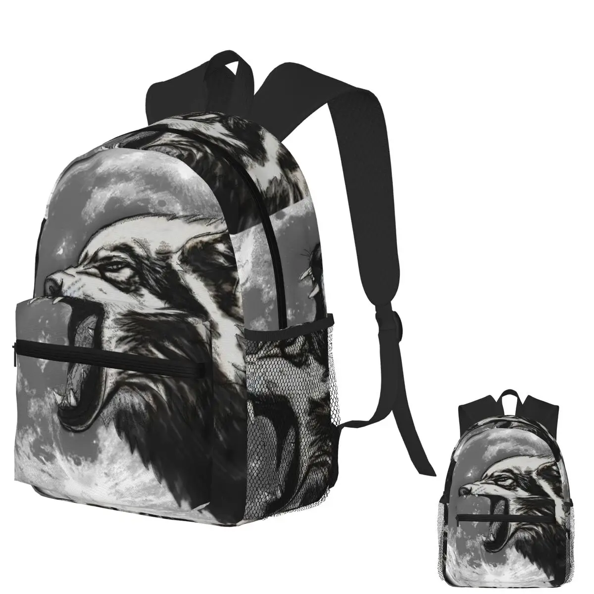 Wolf With Moon Student Backpack School Bag Hiking Travel Daypack for Men Women Fashion Bookbag Shoulder Bags
Wolf With Moon Student Backpack School Bag Hiking Travel Daypack for Men Women Fashion Bookbag Shoulder Bags