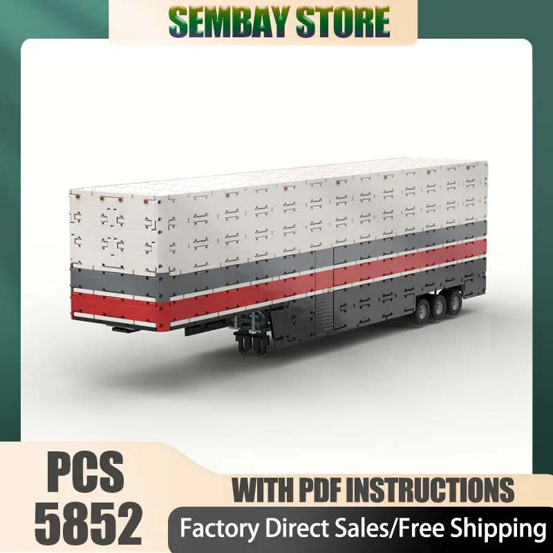 Urban Vehicle Model Moc Building Bricks Modular Car Semi Trailer Model Technology Blocks Christmas DIY Toy Construction Gifts
Urban Vehicle Model Moc Building Bricks Modular Car Semi Trailer Model Technology Blocks Christmas DIY Toy Construction Gifts