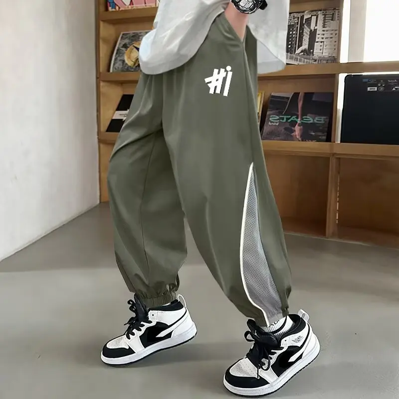 Summer Boys' Pants Japan High Street Fashion Trousers Black Thin Sports Pants Casual Children's Clothing New Kids Sweatpants
Summer Boys' Pants Japan High Street Fashion Trousers Black Thin Sports Pants Casual Children's Clothing New Kids Sweatpants