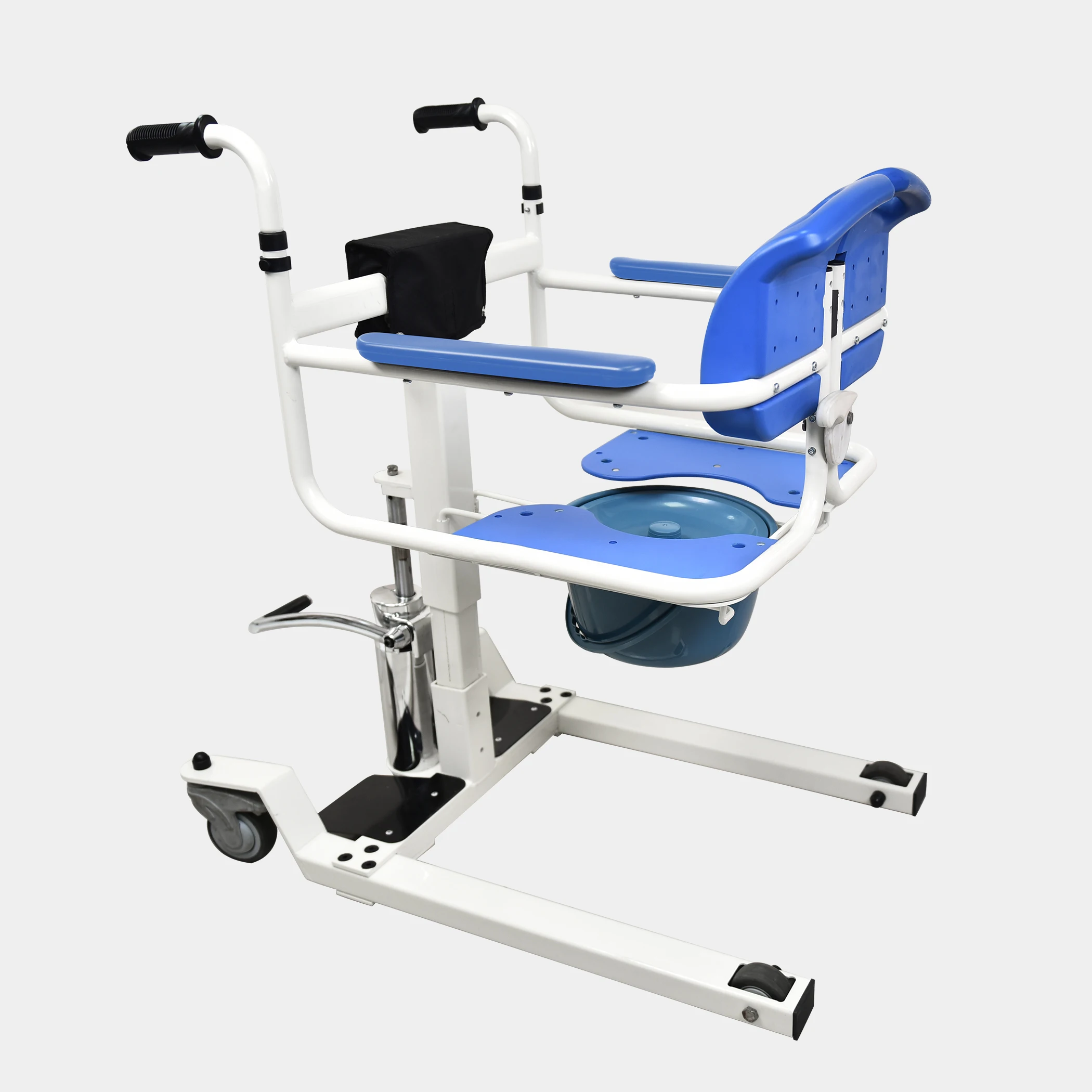 Multifunctional Hydraulic Lift Transfer Chair with Arm Training Cart, Shower Commode on Wheels for Elderly Care Mobility Aid
Multifunctional Hydraulic Lift Transfer Chair with Arm Training Cart, Shower Commode on Wheels for Elderly Care Mobility Aid