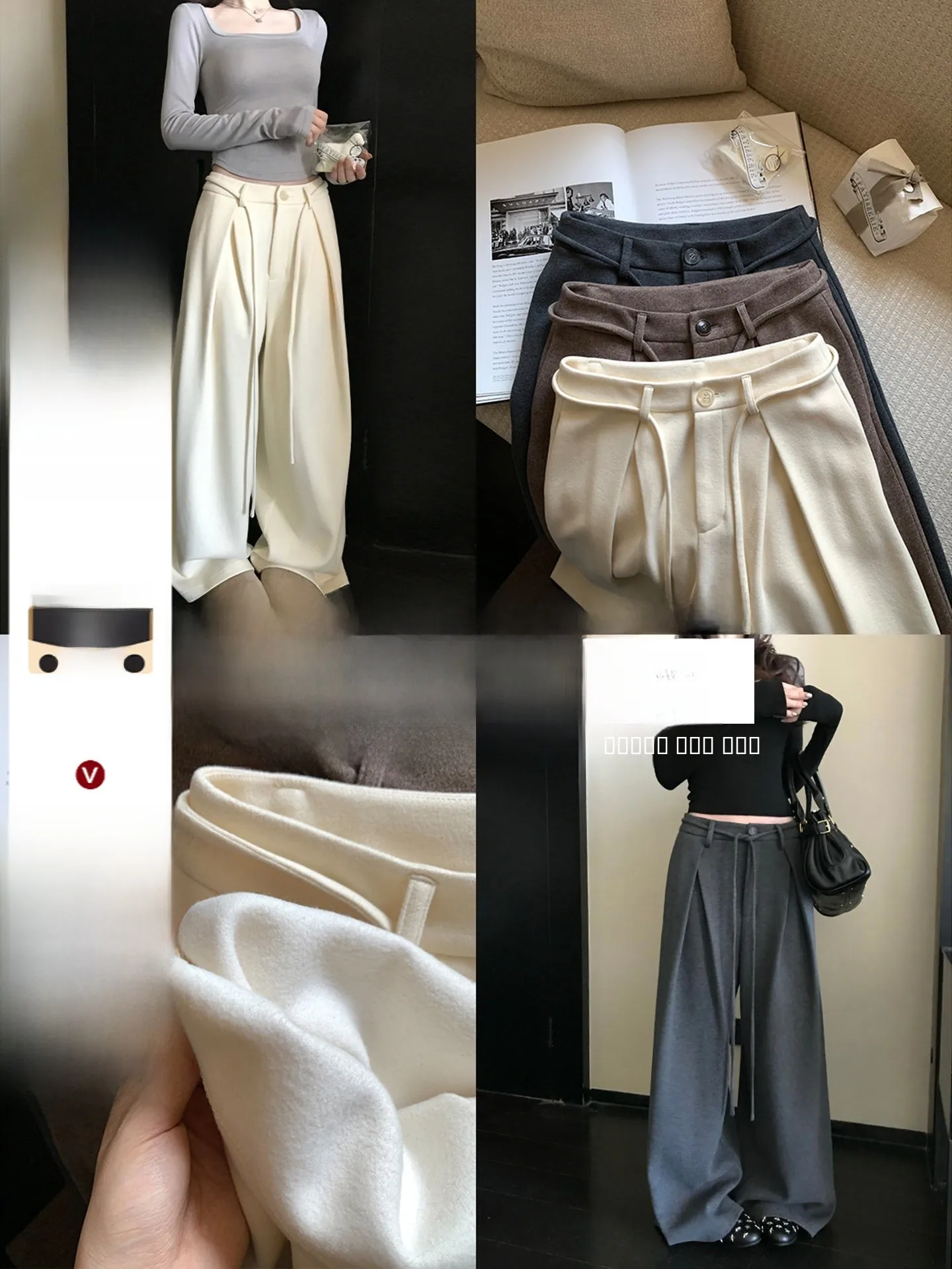 Skk Store Tibetan Yak Wool Fce Lined Wide Leg Pants Casual l Waist Button Polyester Cotton Viscose Blend Ladies Trou...
Skk Store Tibetan Yak Wool Fce Lined Wide Leg Pants Casual l Waist Button Polyester Cotton Viscose Blend Ladies Trou...