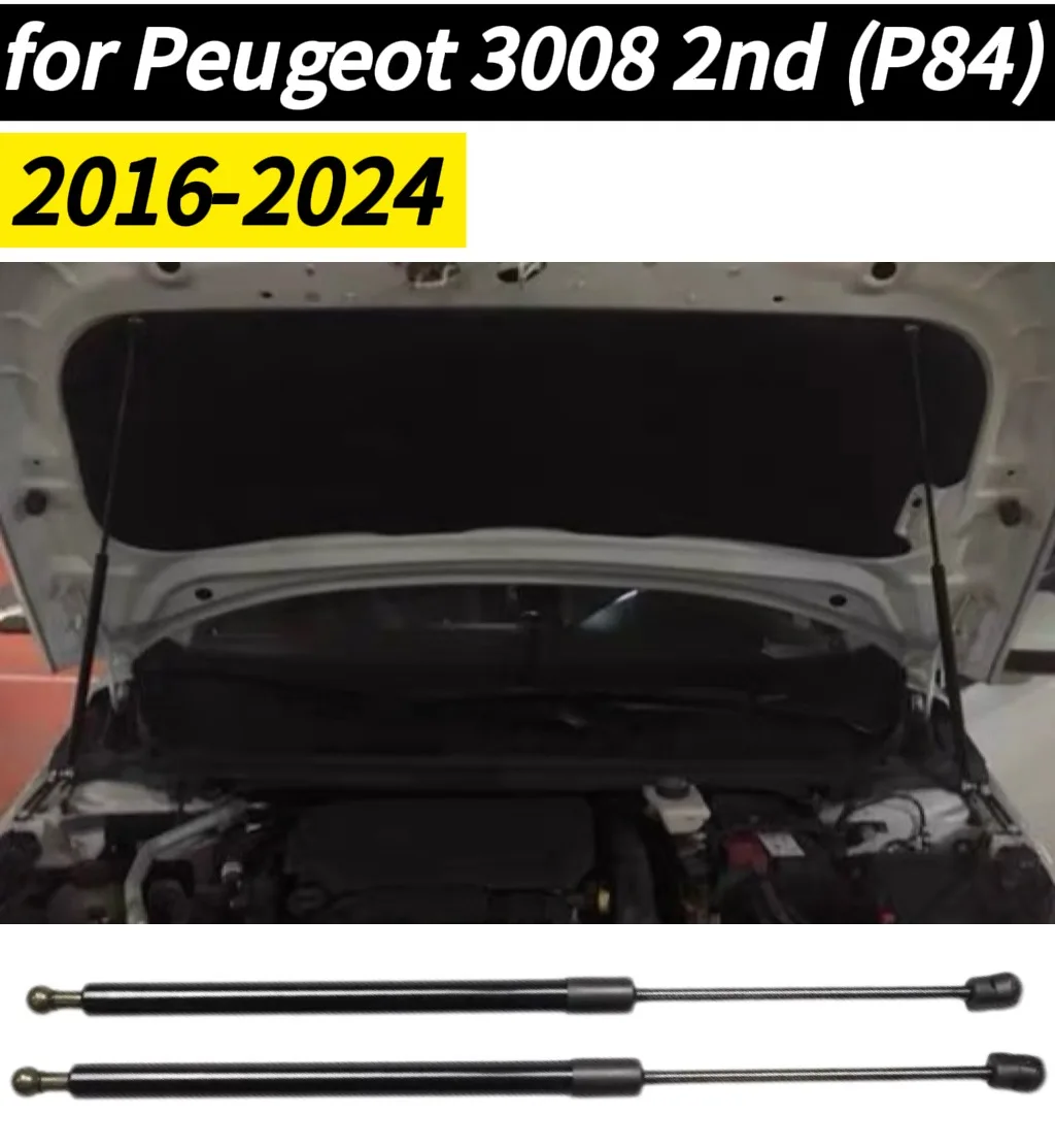 Front Hood Gas Struts Shock Dampers Prop Rods For Peugeot 3008 2nd P84 2016-2024 SUV Bonnet Support Absorber Springs
Front Hood Gas Struts Shock Dampers Prop Rods For Peugeot 3008 2nd P84 2016-2024 SUV Bonnet Support Absorber Springs
