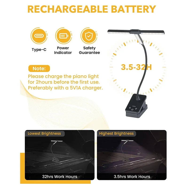LED Piano Light With Adjustable Stand For Grand Piano, Musician, Book Reading, Crafting Music Stand Light For Upright Piano
LED Piano Light With Adjustable Stand For Grand Piano, Musician, Book Reading, Crafting Music Stand Light For Upright Piano