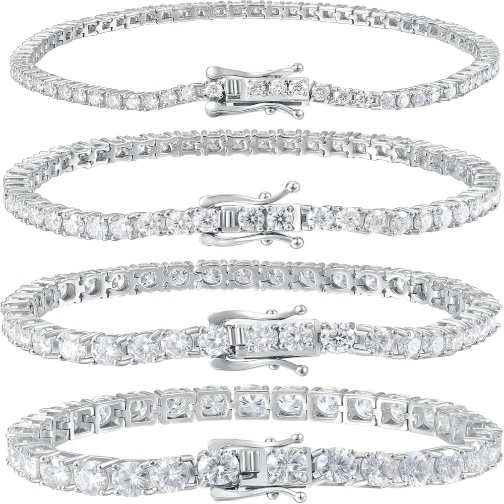3-6.5mm S925 Sterling silver D VVS1 Moissanite Tennis Bracelet for Women mens Bracelets Gifts Diamond Tennis Bracelet Gifts
3-6.5mm S925 Sterling silver D VVS1 Moissanite Tennis Bracelet for Women mens Bracelets Gifts Diamond Tennis Bracelet Gifts
