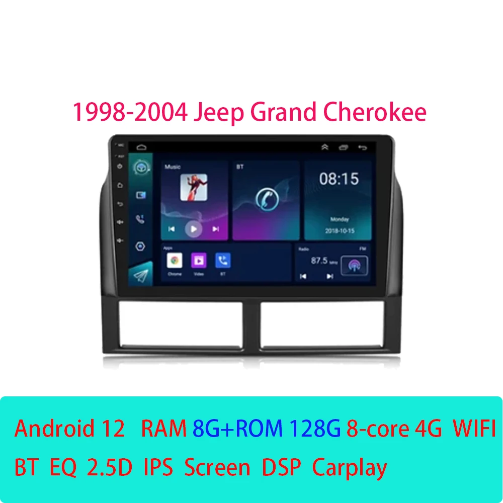 Android 12 Car Radio Multimedia Player Navigation For Jeep Grand Cherokee 1998 - 2004 Carplay Auto GPS
Android 12 Car Radio Multimedia Player Navigation For Jeep Grand Cherokee 1998 - 2004 Carplay Auto GPS