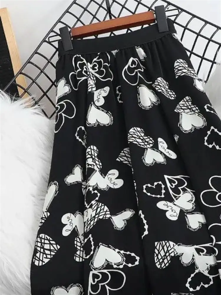 Лето 2023, новая женская юбка-миди трапециевидной формы с цветочным принтом, утягивающие макси-юбки Dr с принтом сердца, большие распашные юбки
Лето 2023, новая женская юбка-миди трапециевидной формы с цветочным принтом, утягивающие макси-юбки Dr с принтом сердца, большие распашные юбки