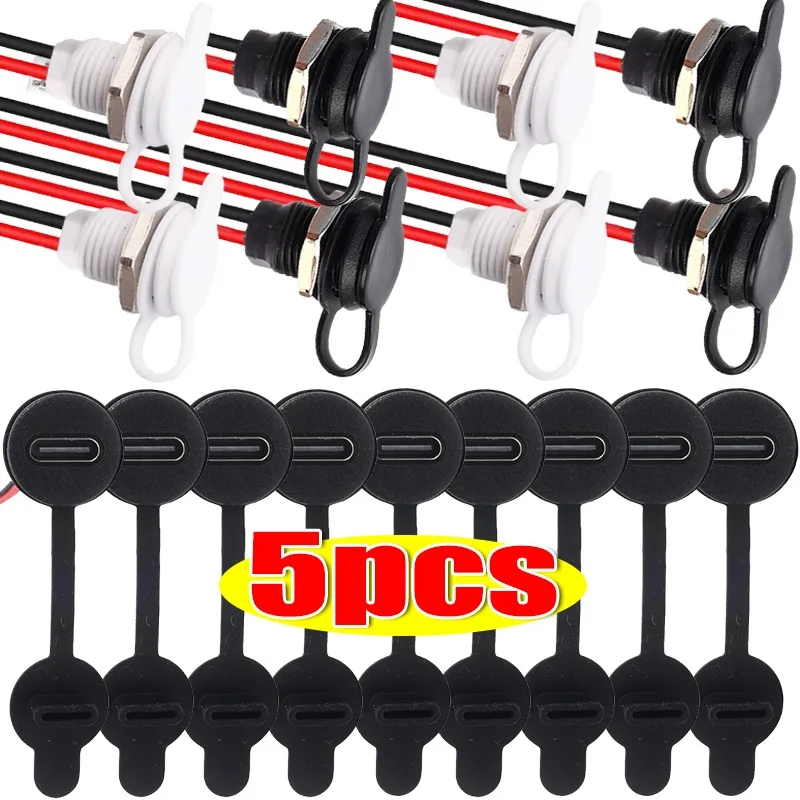 2Pin Bare Wire Waterproof Wire Type-C USB Pigtail Cable Extension Power Cable Type-C Female Chassis USB-C Plug To Open 1/2/5pcs
2Pin Bare Wire Waterproof Wire Type-C USB Pigtail Cable Extension Power Cable Type-C Female Chassis USB-C Plug To Open 1/2/5pcs