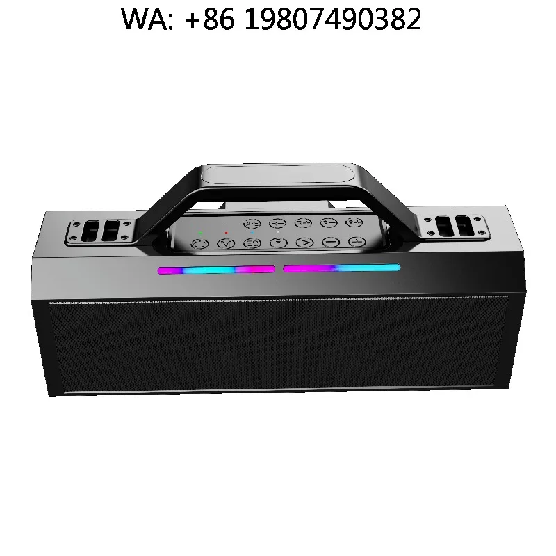 150W 2.2 Channel Portable Boombox Speaker HiFi Deep Bass Customizable Professional Karaoke Audio For Home Party Gathering
150W 2.2 Channel Portable Boombox Speaker HiFi Deep Bass Customizable Professional Karaoke Audio For Home Party Gathering