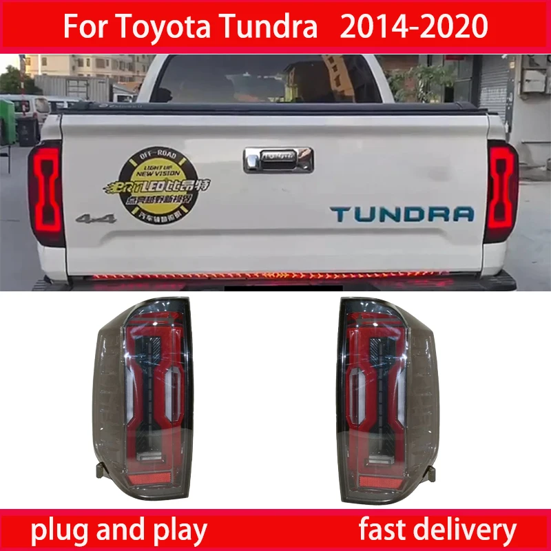 Для Toyota Tundra светодиодный задний фонарь в сборе 2014-2020 DRL сигнал поворота стоп-сигнал автомобильные аксессуары
Для Toyota Tundra светодиодный задний фонарь в сборе 2014-2020 DRL сигнал поворота стоп-сигнал автомобильные аксессуары