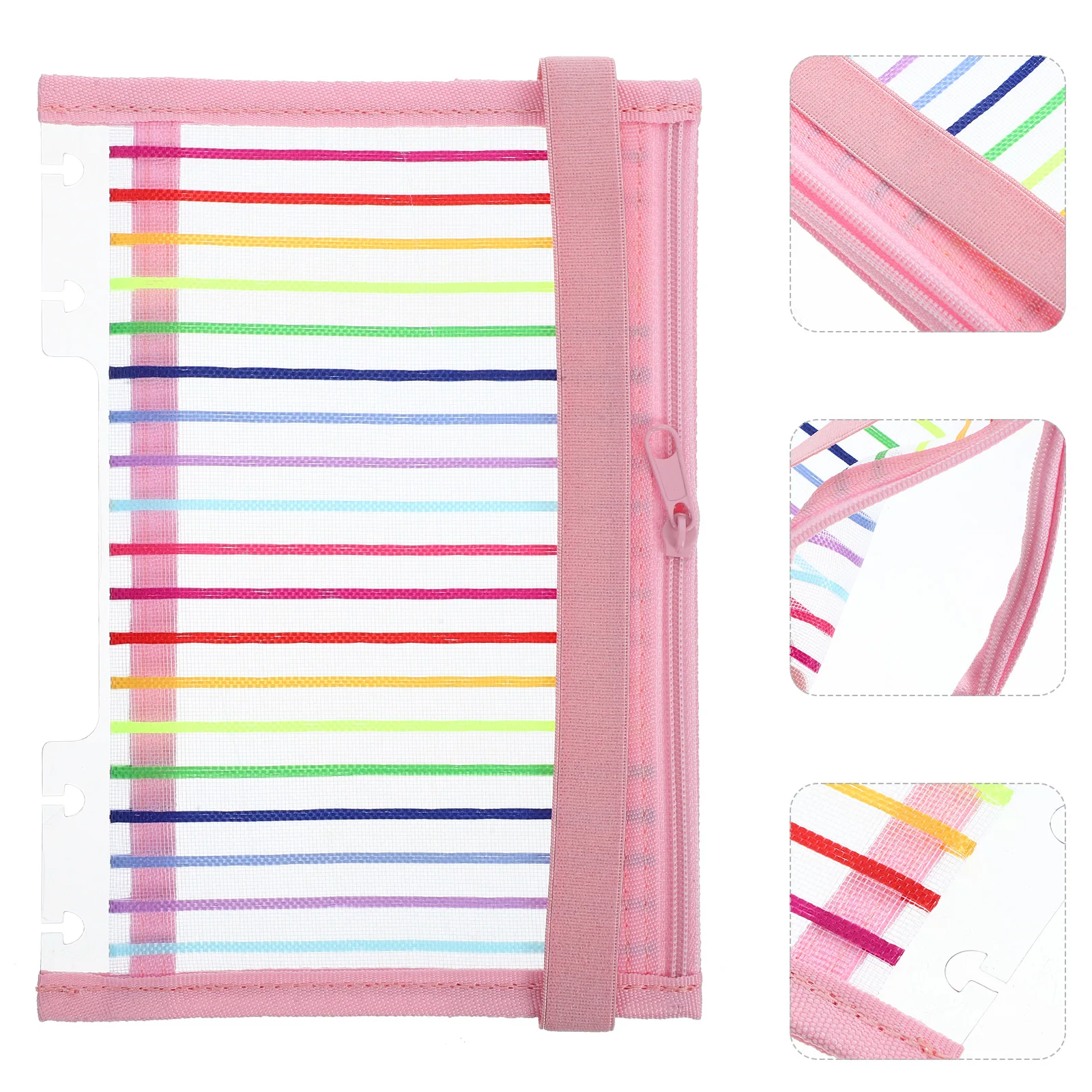 1pc B6 Size Transparent Zipper Replaceable Notebook Pocket Binder Accessory Storage Bag For Documents Pens Business Cards
1pc B6 Size Transparent Zipper Replaceable Notebook Pocket Binder Accessory Storage Bag For Documents Pens Business Cards