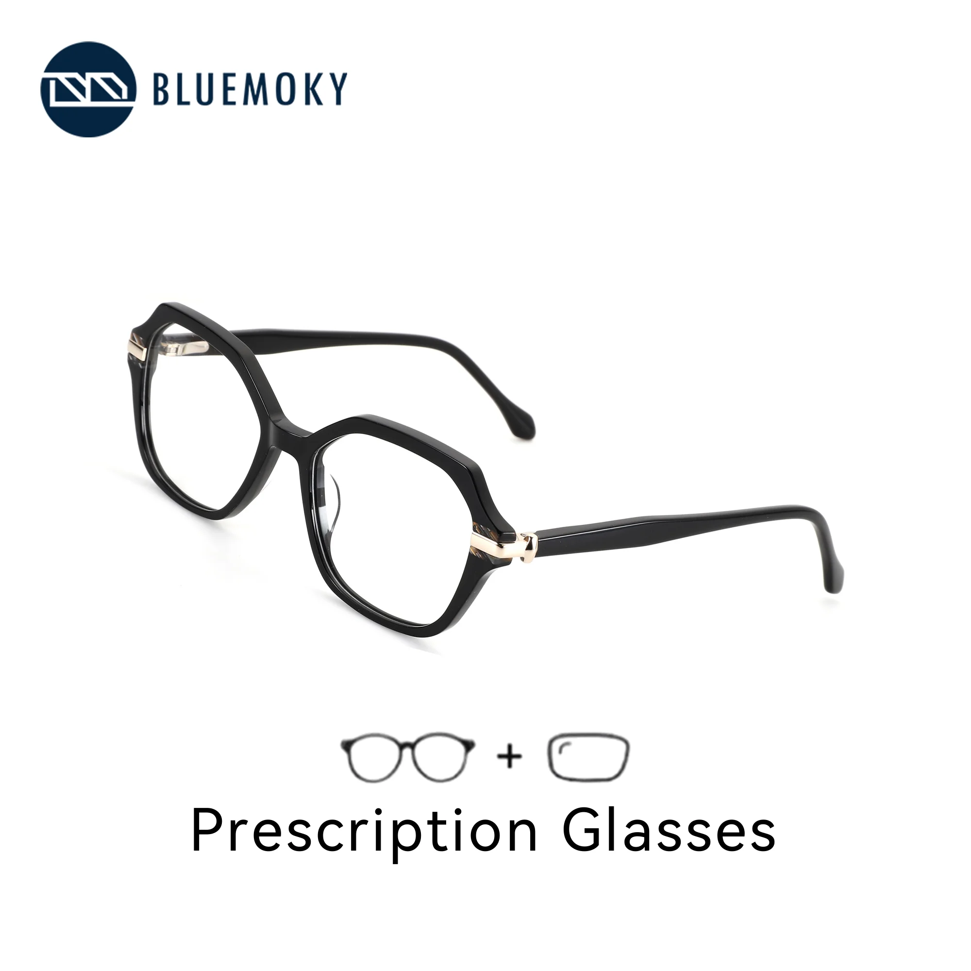 BLUEMOKY S Size Acetate Polygon Prescription Glasses For Women Photochromic Optical Eyeglasses Myopia Eyewear
BLUEMOKY S Size Acetate Polygon Prescription Glasses For Women Photochromic Optical Eyeglasses Myopia Eyewear