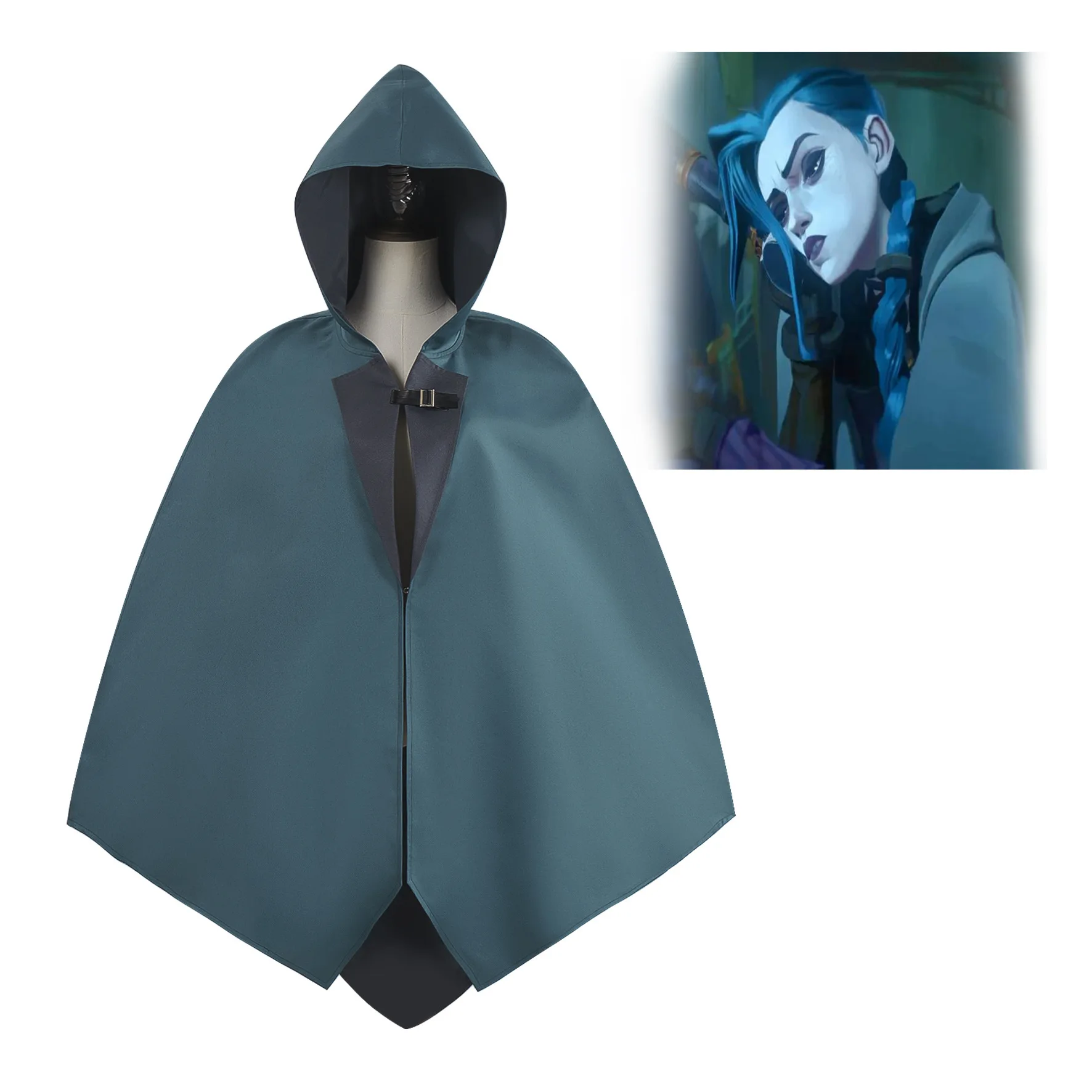 League Of Legends: Double City Battle 2 Cosplay Costume - Jinx Hooded Cloak Performance Costume
League Of Legends: Double City Battle 2 Cosplay Costume - Jinx Hooded Cloak Performance Costume