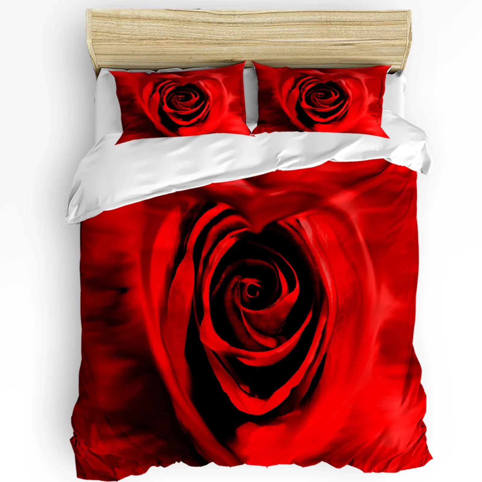 3pcs Bedding Set Red Rose Flower Home Textile Duvet Cover Pillow Case Boy Kid Teen Girl Bedding Covers Set
3pcs Bedding Set Red Rose Flower Home Textile Duvet Cover Pillow Case Boy Kid Teen Girl Bedding Covers Set