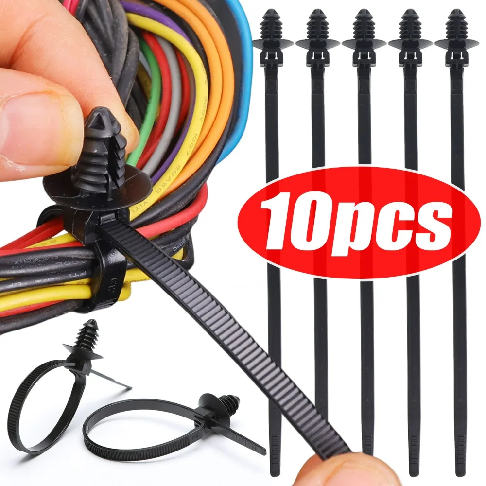 Self Locking Zip Ties Universal Car Nylon Cable Ties Wire Harness Organizer Electrical Wiring Clips Quick Repair Auto Fasteners
Self Locking Zip Ties Universal Car Nylon Cable Ties Wire Harness Organizer Electrical Wiring Clips Quick Repair Auto Fasteners
