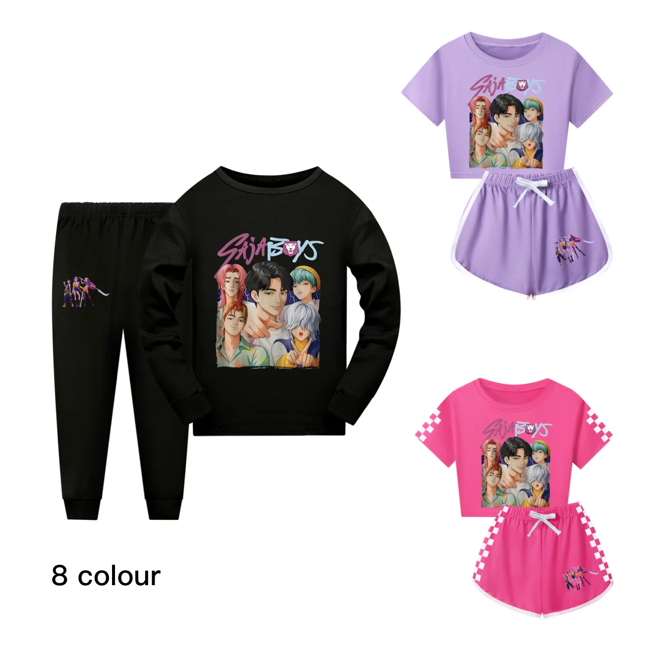 New Summer Princess Kids Clothes Girls Casual KPop Demon Hunters Huntrix Tops Teens Short-sleeved T-shirt Children's Clothing 
New Summer Princess Kids Clothes Girls Casual KPop Demon Hunters Huntrix Tops Teens Short-sleeved T-shirt Children's Clothing