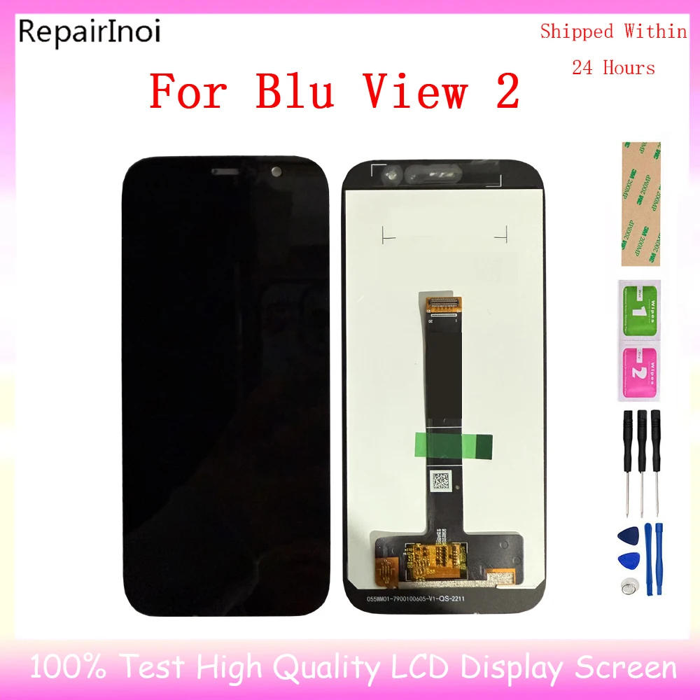 Phone LCD Screen for Blu View 2 LCD Display,Touch Screen Digitizer Assembly Replacement Part
Phone LCD Screen for Blu View 2 LCD Display,Touch Screen Digitizer Assembly Replacement Part