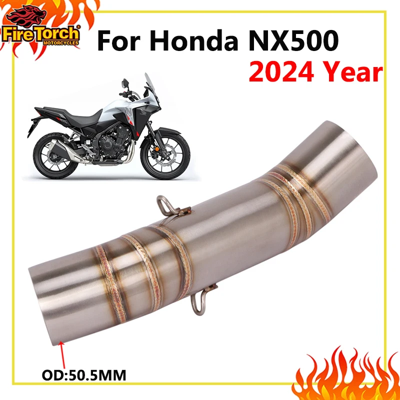 Slip On For HONDA NX500 NX 500 2024 Year Motorcycle Exhaust Escape Stainless Middle Link Pipe Connecting 51mm MOTOR Muffler Pipe
Slip On For HONDA NX500 NX 500 2024 Year Motorcycle Exhaust Escape Stainless Middle Link Pipe Connecting 51mm MOTOR Muffler Pipe