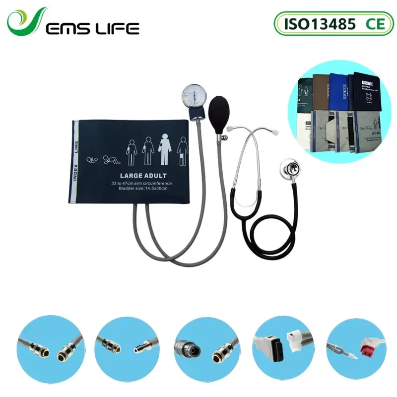 Factory Selling Price Adult Pressure Nibp Cuffs Upper Arm Cuff Double Nylon Coat Nibp Cuff for Patient
Factory Selling Price Adult Pressure Nibp Cuffs Upper Arm Cuff Double Nylon Coat Nibp Cuff for Patient