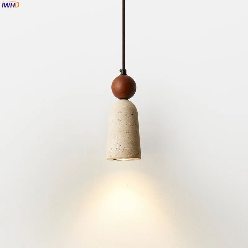 IWHD Mid Century Modern LED Hanging Lamp Home Decor Kitchen Living Room Bedside Wood Yellow Travertine Pendant Lights Hanglamp
IWHD Mid Century Modern LED Hanging Lamp Home Decor Kitchen Living Room Bedside Wood Yellow Travertine Pendant Lights Hanglamp