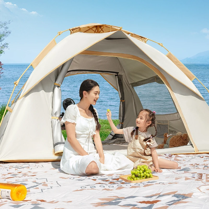 Automatic Double Camping Tent Easy Set Up Waterproof SunShade Mosquito Protection for Hiking Outdoor Adventure Camping Tent
Automatic Double Camping Tent Easy Set Up Waterproof SunShade Mosquito Protection for Hiking Outdoor Adventure Camping Tent