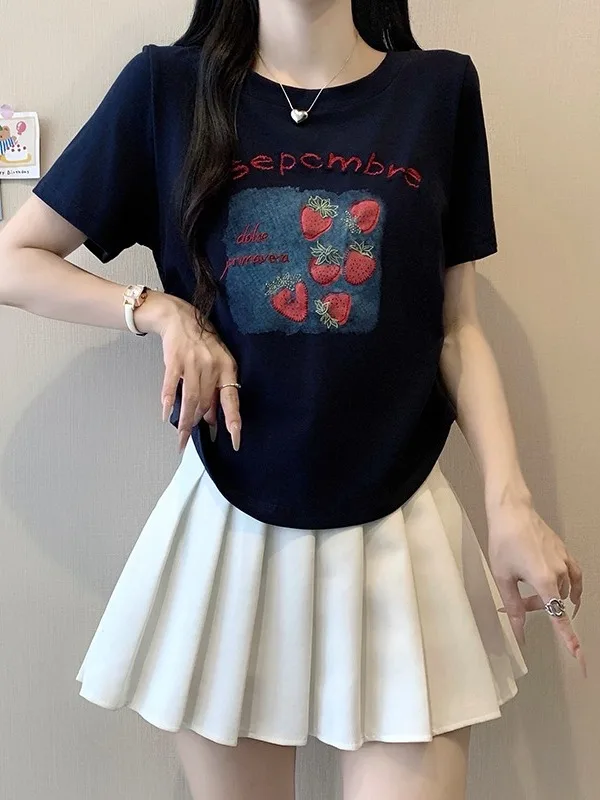 plus Size Women's Lazy Style Letter Print Short Sleeve T-Shirt Waist Cinched Summer New Fashion Irregular Top Trendy Commute ...
plus Size Women's Lazy Style Letter Print Short Sleeve T-Shirt Waist Cinched Summer New Fashion Irregular Top Trendy Commute ...