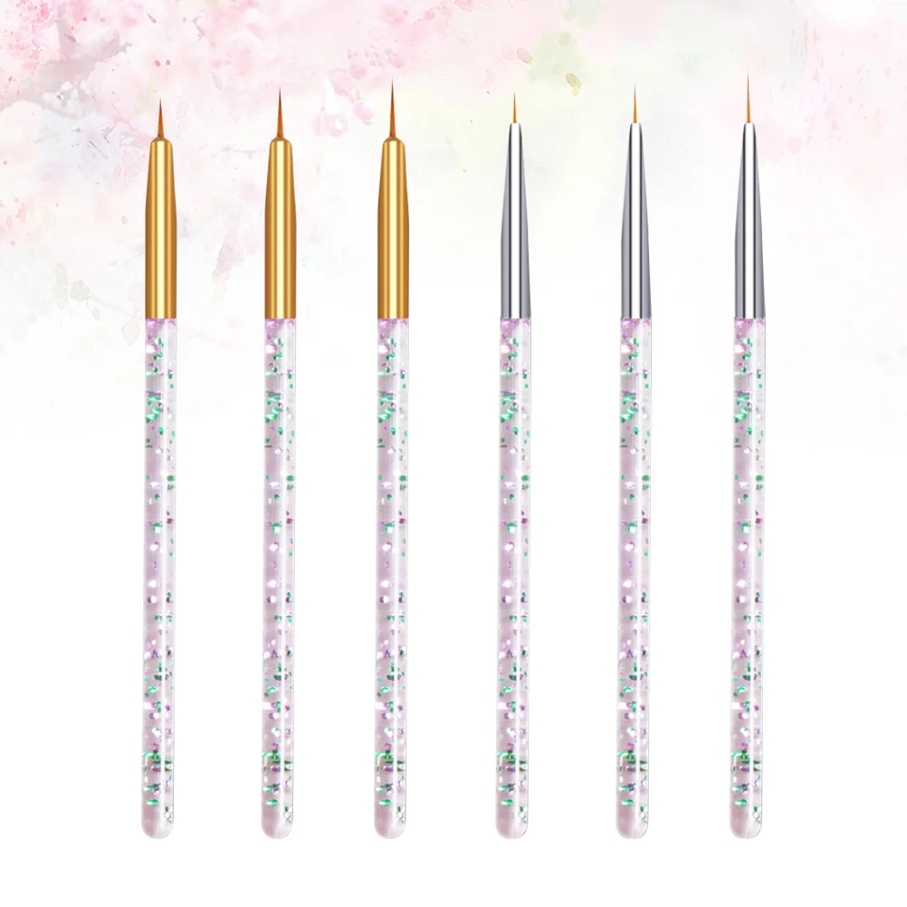 6pcs Brush Set Acrylic Handle Sequined Rods For Dotting Painting Manicure Fine Nail Art Work Nail Art Tools Sequined Rod Brush
6pcs Brush Set Acrylic Handle Sequined Rods For Dotting Painting Manicure Fine Nail Art Work Nail Art Tools Sequined Rod Brush
