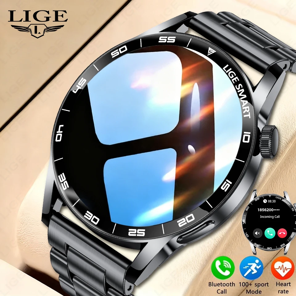 LIGE Smart Watch Man Bluetooth Call Heart Rate Sleep Smartwatches Women Waterproof Sports Fitness Men Smartwatch For Android iOS
LIGE Smart Watch Man Bluetooth Call Heart Rate Sleep Smartwatches Women Waterproof Sports Fitness Men Smartwatch For Android iOS
