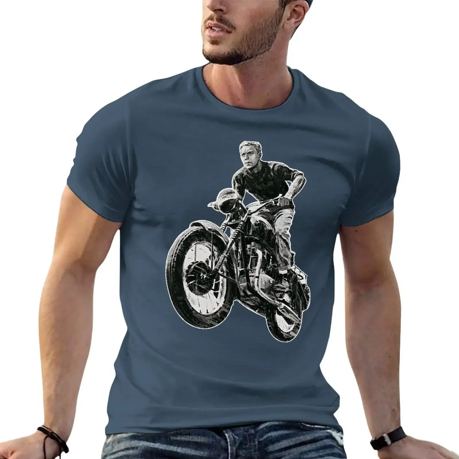 New Biker Sport Tee The Great Escape S-t-e-v-e M-c-q-u-e-e-n T-Shirt tops t shirt man t shirts for men
New Biker Sport Tee The Great Escape S-t-e-v-e M-c-q-u-e-e-n T-Shirt tops t shirt man t shirts for men