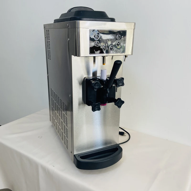 Commercial Ice Cream Machine Yield 1100W Single Flavor Countertop Soft Serve Ice Cream Maker With 8L Hopper
Commercial Ice Cream Machine Yield 1100W Single Flavor Countertop Soft Serve Ice Cream Maker With 8L Hopper