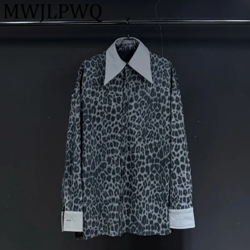 MWJLPWQ леопардовый принт Tide Design ретро лоскутная рубашка мужская уличная рубашка с отложным воротником и длинными рукавами свободные осенние топы 12865
MWJLPWQ леопардовый принт Tide Design ретро лоскутная рубашка мужская уличная рубашка с отложным воротником и длинными рукавами свободные осенние топы 12865