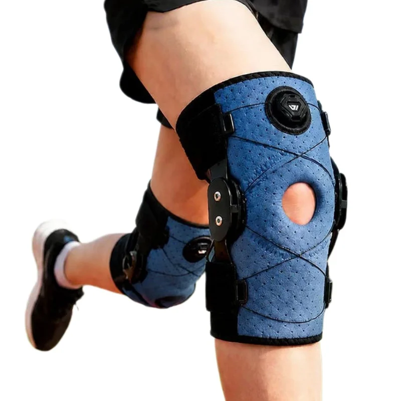 Hinged Knee Brace Meniscus Knee Support Adjustable Open Patella Knee Pad Sports Protector for Running Basketball Men Women
Hinged Knee Brace Meniscus Knee Support Adjustable Open Patella Knee Pad Sports Protector for Running Basketball Men Women