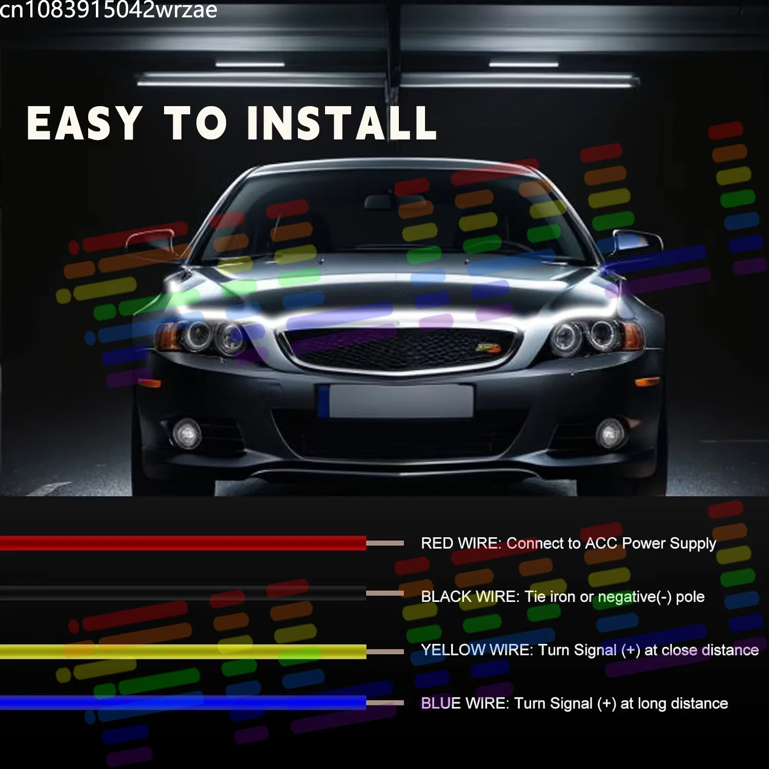 Seven Colors Car LED Hood Light Strip Waterproof Auto Engine Hood Guide Daytime Running Lights ACC For Car Headlight Decorati
Seven Colors Car LED Hood Light Strip Waterproof Auto Engine Hood Guide Daytime Running Lights ACC For Car Headlight Decorati