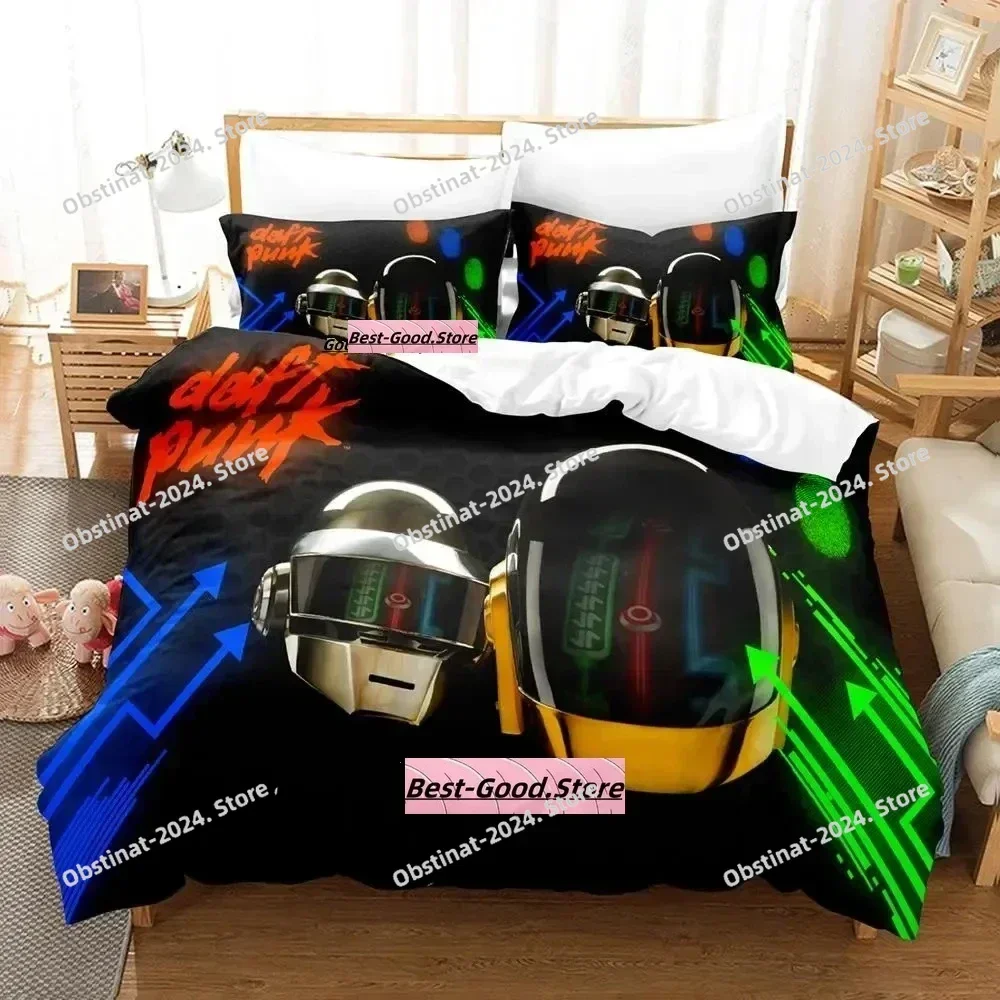 Top Daft Punk Bedding Set Single Twin Full Queen King Size Bed Set Adult Kid Bedroom Duvetcover Sets Anime parure de lit Bed
Top Daft Punk Bedding Set Single Twin Full Queen King Size Bed Set Adult Kid Bedroom Duvetcover Sets Anime parure de lit Bed