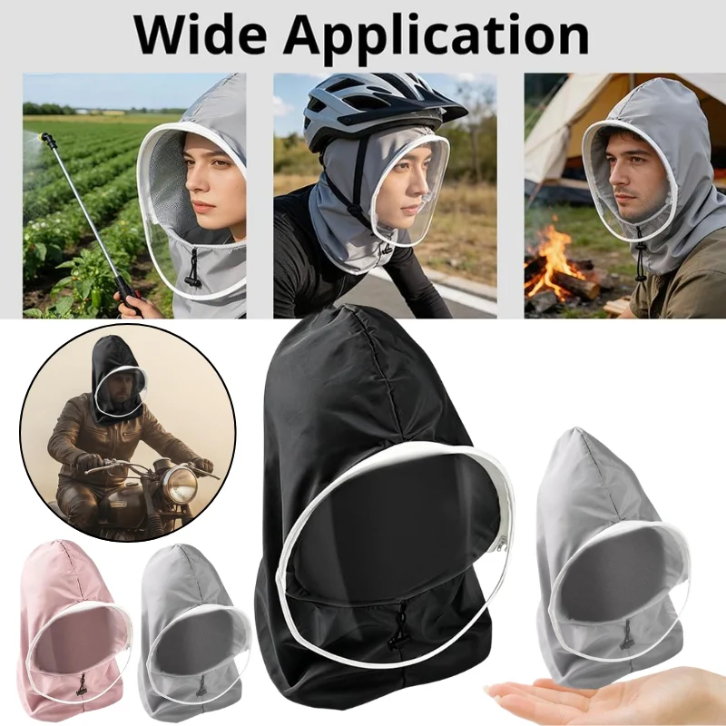Motorcycle Helmet Rain Cover with Transparent Face Shield Universal Waterproof Dustproof Protector for Bike and Scooter
Motorcycle Helmet Rain Cover with Transparent Face Shield Universal Waterproof Dustproof Protector for Bike and Scooter