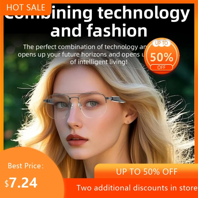 Fashion Sunglasses Smart Glasses Bluetooth 5.4 Anti-Blue Light Glasses with Music Playback And Phone Answering 2026 DropShipping
Fashion Sunglasses Smart Glasses Bluetooth 5.4 Anti-Blue Light Glasses with Music Playback And Phone Answering 2026 DropShipping