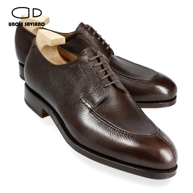Uncle Saviano Derby Wedding Men Shoes Office Party Genuine Leather Fashion Dress Business Formal Designer Shoes for Men Original
Uncle Saviano Derby Wedding Men Shoes Office Party Genuine Leather Fashion Dress Business Formal Designer Shoes for Men Original