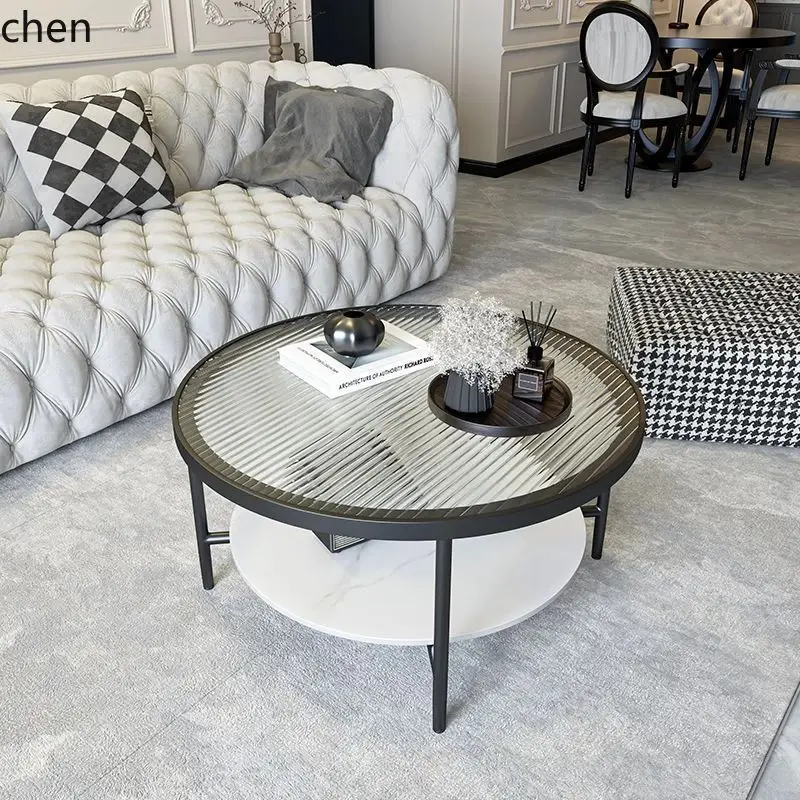 PYH Living Room Coffee Table Internet Celebrity Household Coffee Table Round Double Layer Modern Simple Small Table
PYH Living Room Coffee Table Internet Celebrity Household Coffee Table Round Double Layer Modern Simple Small Table