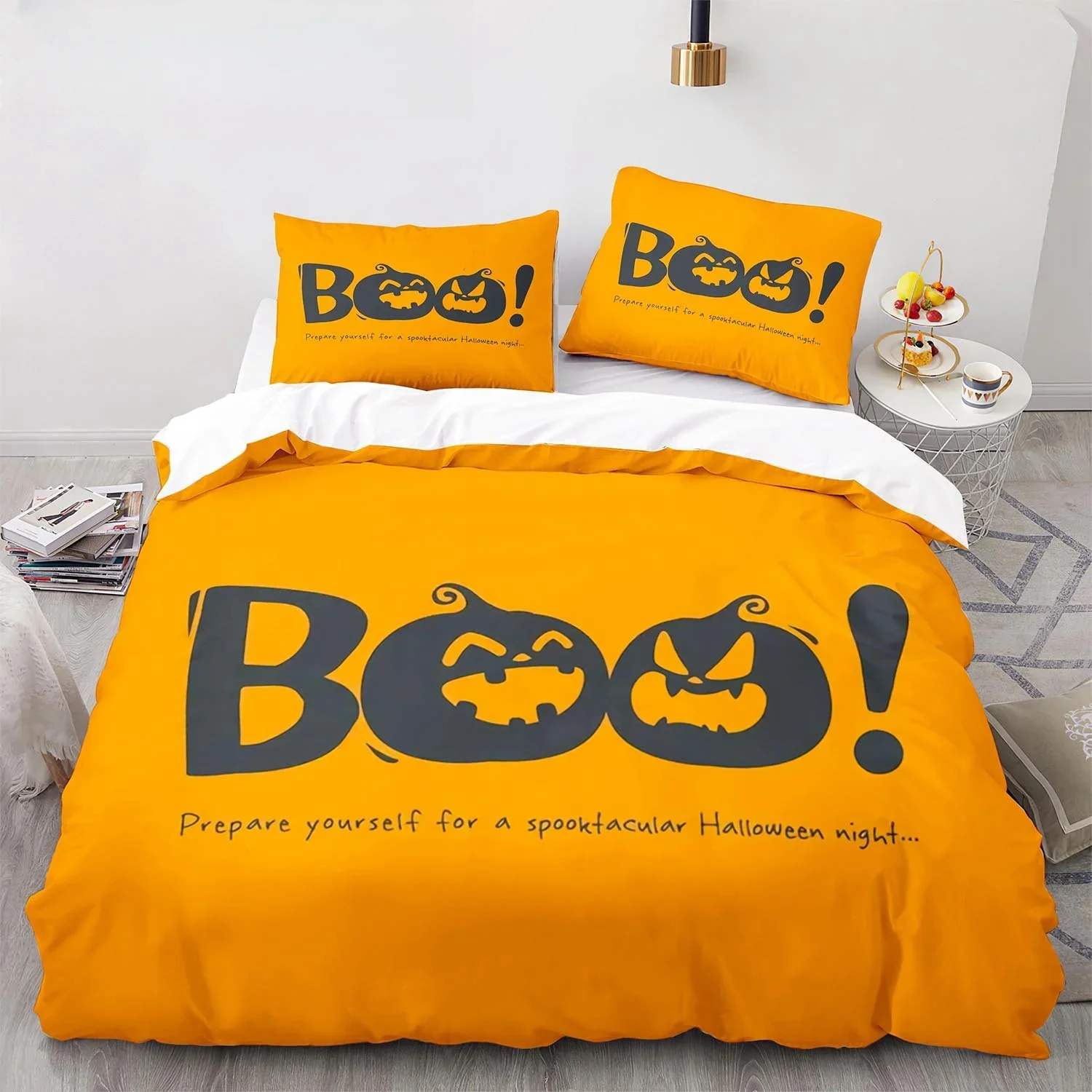 New 3D Print Halloween Boo Cartoon Bedding Set,Duvet Cover Bed Set Quilt Cover Pillowcase,King Queen Twin Size Boys Girls Adults
New 3D Print Halloween Boo Cartoon Bedding Set,Duvet Cover Bed Set Quilt Cover Pillowcase,King Queen Twin Size Boys Girls Adults