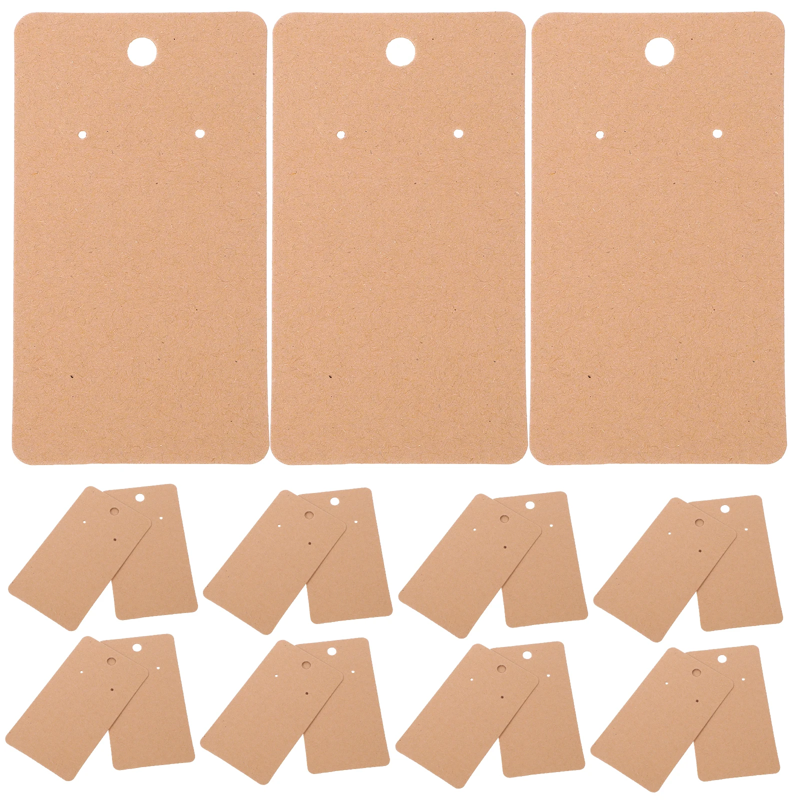 400pcs Kraft Paper Earring Cards Thick Jewelry Display Holder Pre Cut Holes For Homemade Accessories Gifts Packaging
400pcs Kraft Paper Earring Cards Thick Jewelry Display Holder Pre Cut Holes For Homemade Accessories Gifts Packaging