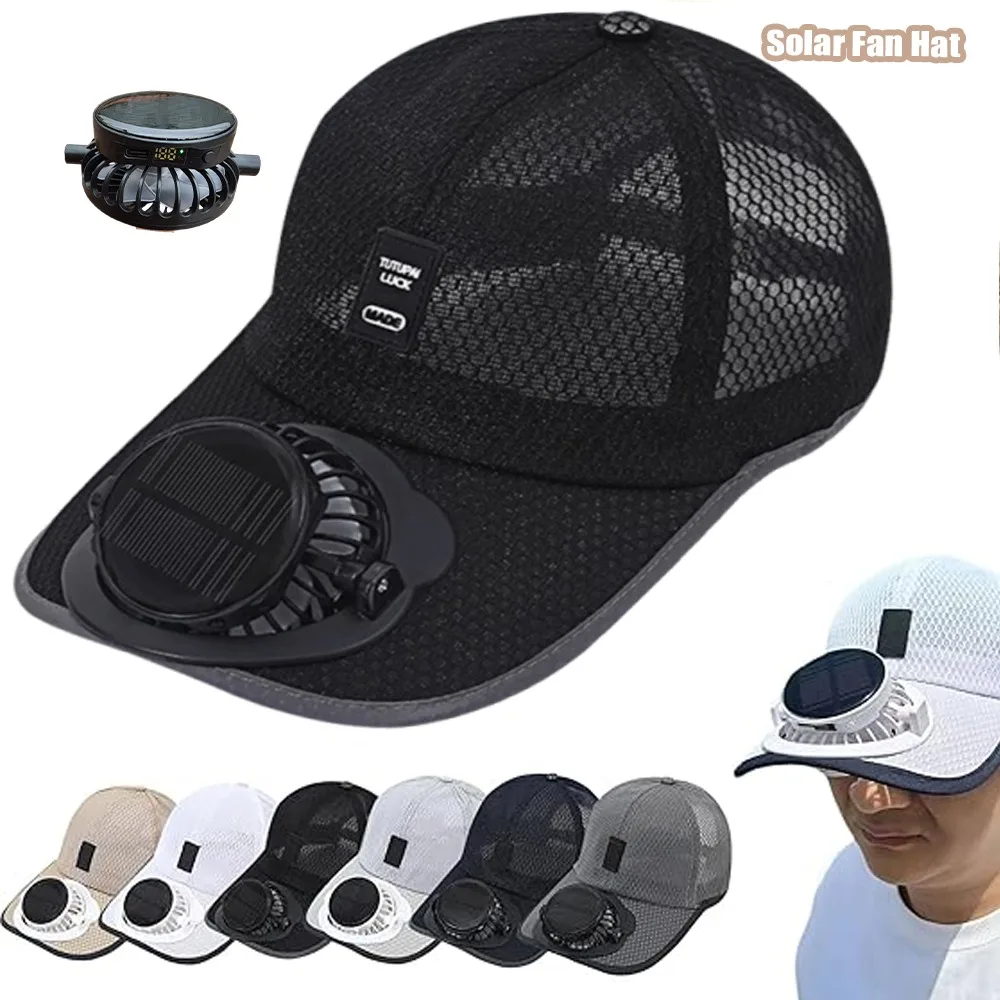 USB Rechargeable Solar Cap Solar Powered Baseball Cap With Built In Fan Peak Cap For Outdoor Activities Beach Fishing
USB Rechargeable Solar Cap Solar Powered Baseball Cap With Built In Fan Peak Cap For Outdoor Activities Beach Fishing