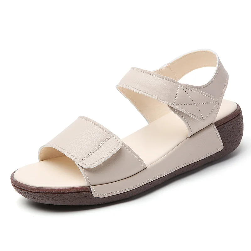 plus Size Lightweight Thick Bottom Women's Sandals Casual Leather Summer Hollow Heel Slip-On Anti-Slip Soft Sole Breathable Mom
plus Size Lightweight Thick Bottom Women's Sandals Casual Leather Summer Hollow Heel Slip-On Anti-Slip Soft Sole Breathable Mom