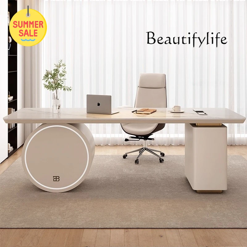 Italian minimalist rock slab desk designer computer desk boss desk business consultation table
Italian minimalist rock slab desk designer computer desk boss desk business consultation table