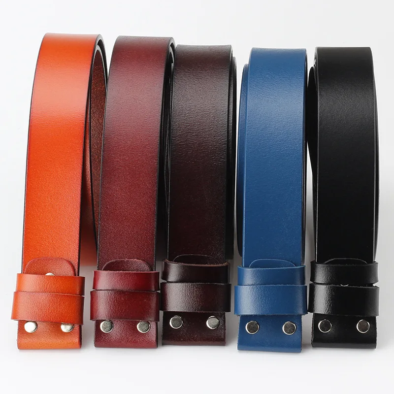 Men's Genuine Cowhide Leather Belt Without Buckle DIY Belt Accessories 3.8cm Cowboy 5 Colors Belts
Men's Genuine Cowhide Leather Belt Without Buckle DIY Belt Accessories 3.8cm Cowboy 5 Colors Belts