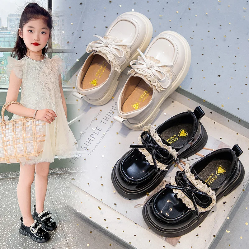 Girls' Shoes Spring New kids Shoe Bow Girls' Princess Shoes Versatile Girls' School Shoe Fashion Child Single Shoe Women's Shoes
Girls' Shoes Spring New kids Shoe Bow Girls' Princess Shoes Versatile Girls' School Shoe Fashion Child Single Shoe Women's Shoes
