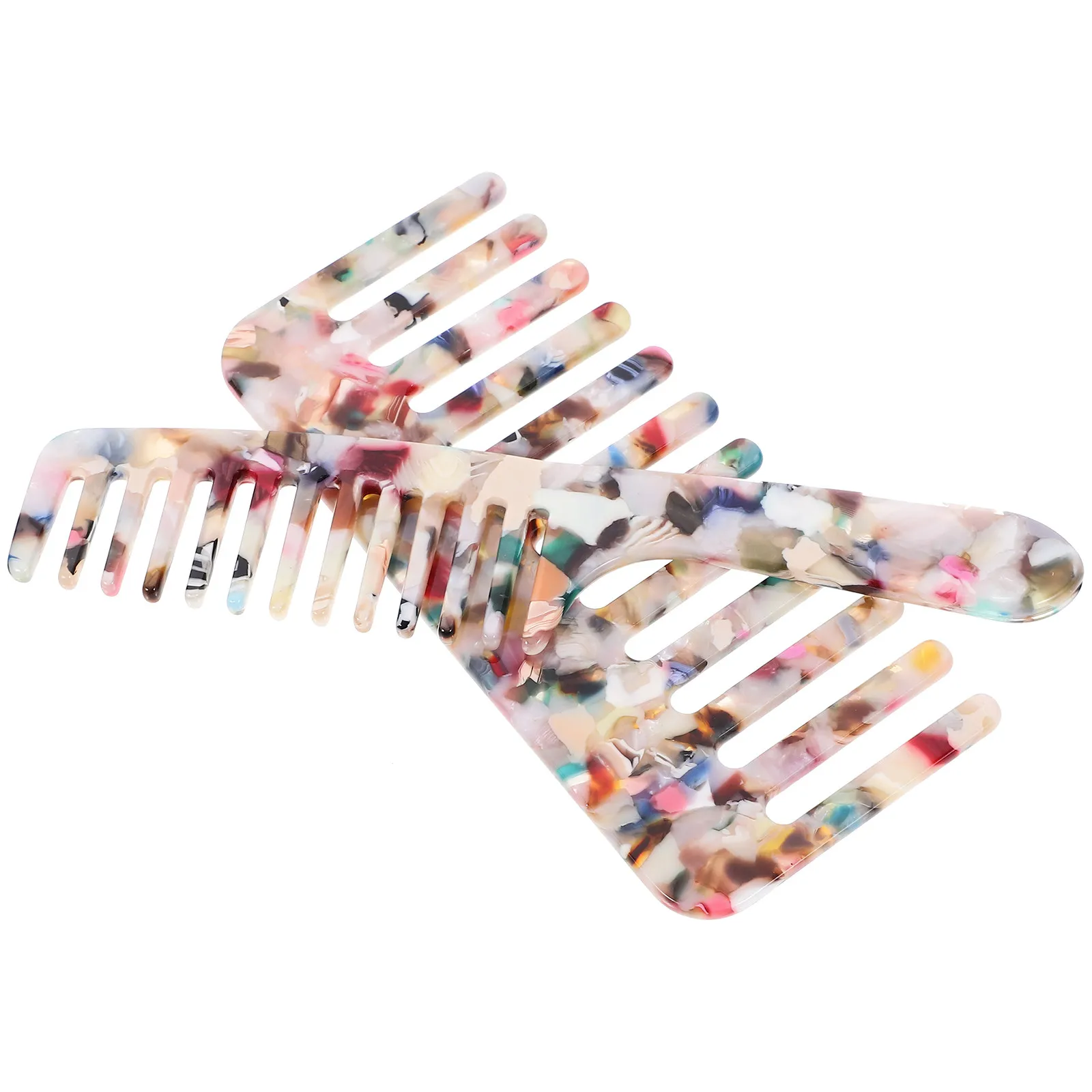 2Pcs Wide Tooth Comb Detangle Scalp Massage Comb for Wet Dry Hair Curly Straight Hair Styling Tool Reduce Breakage
2Pcs Wide Tooth Comb Detangle Scalp Massage Comb for Wet Dry Hair Curly Straight Hair Styling Tool Reduce Breakage