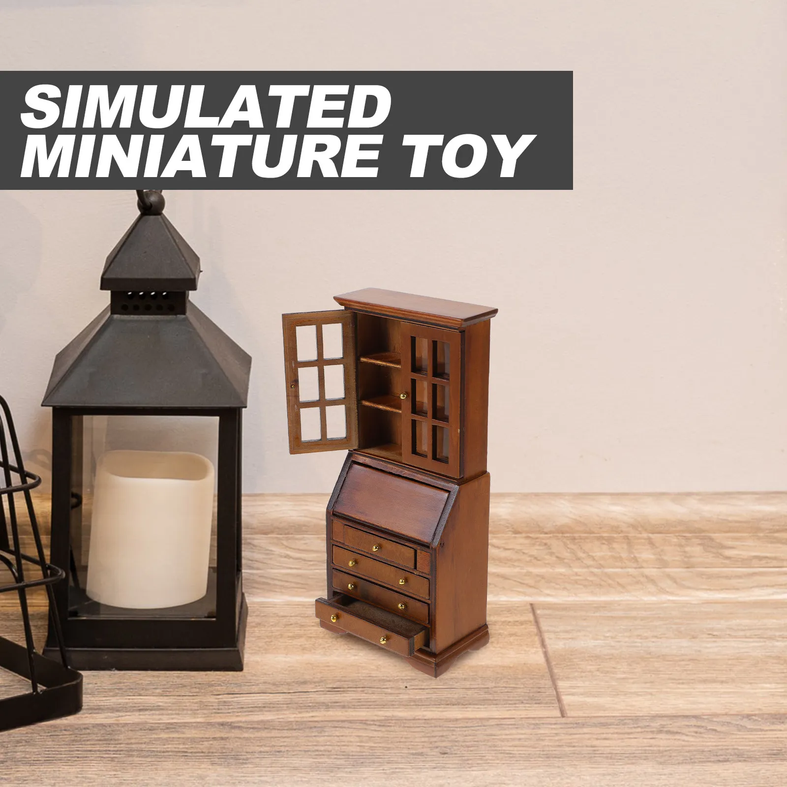 Natural Wood Mini Cabinet for Mini House Interior Decoration Exquisite Craftsmanship Realistic Texture Living Room Bedroom
Natural Wood Mini Cabinet for Mini House Interior Decoration Exquisite Craftsmanship Realistic Texture Living Room Bedroom